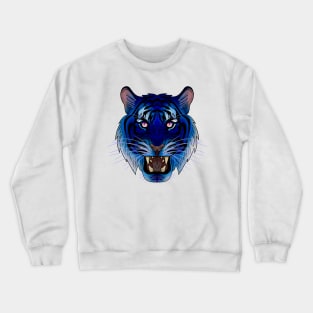 Blue Tiger Crewneck Sweatshirt